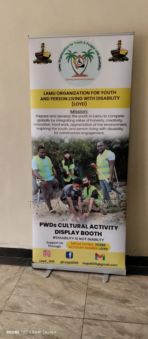 Events Rollup Banner Stand - 1