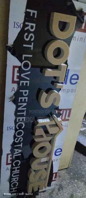 3D Signage Installation