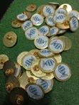 Merdix Lapel Pins Zilizobrandiwa 3cm - 3