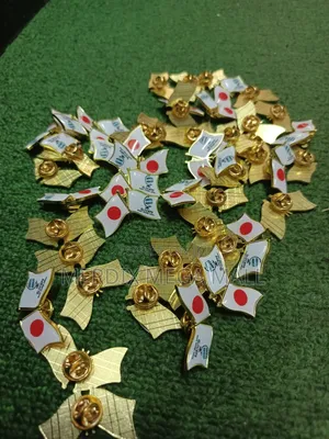 Flag Lapel Pin Double Sided 2x1.6cm