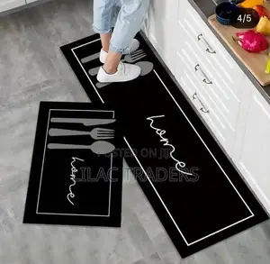 Luxury 3D Kitchen Mats with Heavy Rubber Underside