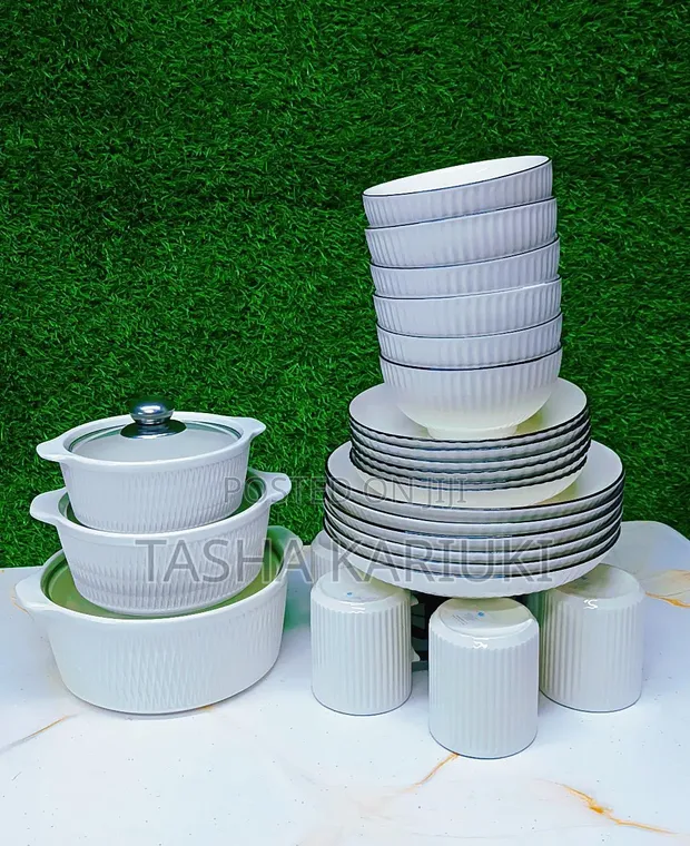 27 Pcs Japanese Dinner Set - Brand New - 1