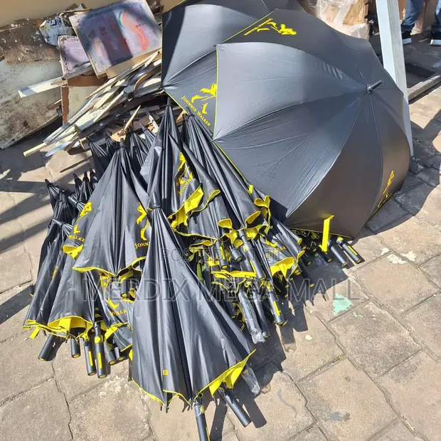 Black & Yellow Umbrella - 1