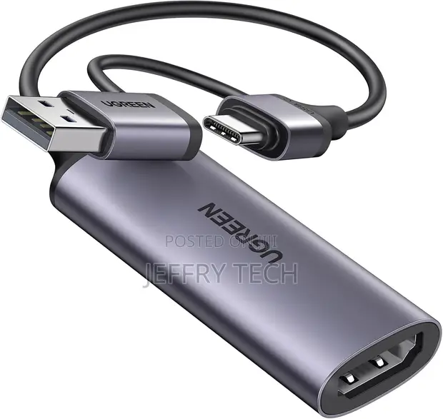 UGREEN HDMI kwa USB-C/USB-A Video Capture Card - 1