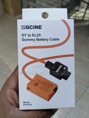ZGCINE DT-D-Tap to LP-E25 Dummy Battery Cable