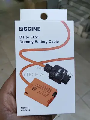 ZGCINE D-Tap kwa EL25 Dummy Battery Cable kwa Nikon
