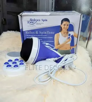 Relax Spin Tone Full Body Massager with Multiple Heads