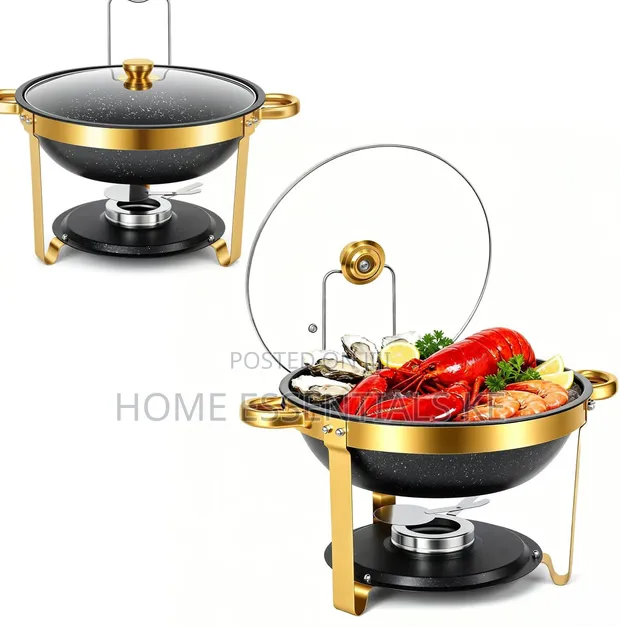 6L Premium Granite/Stainless Steel Chafing Dish - 1