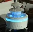 350ML Humidifier ya Mvua ya Double-Roof na LED 7 - 3