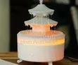 350ML Humidifier ya Mvua ya Double-Roof na LED 7 - 5