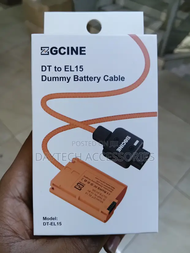 ZGCINE PD-EL15 USB-C PD to EN-EL15 Dummy Battery Cable for Nikon - 1