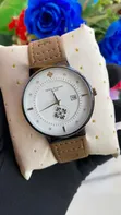 Patek Philippe Simple Leather Strap Watch - 2