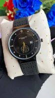 Patek Philippe Simple Leather Strap Watch - 4