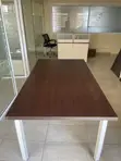 4-Part Modular Workstation & Conference Table Set - 4