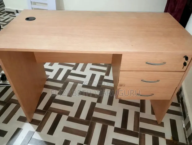 SK Office Desk with Shelves - 1.2m - 1