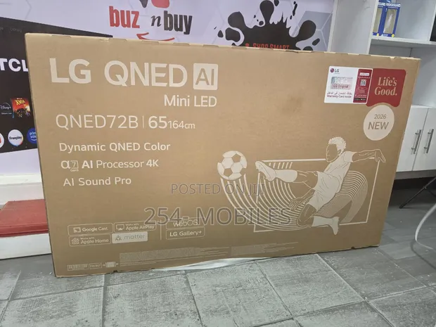 LG 65 Inch QNED72 Smart TV (2026 Model) - 1