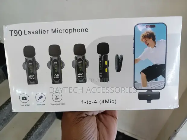 T90 4-in-1 Wireless Lavalier Microphone System - 1