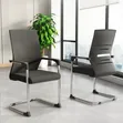 Executive Mesh Visitor Chair - Black - 2