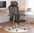 Ergonomic Mesh Guest Chair - Black - 1