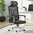 Ergonomic Mesh Guest Chair - Black - 3