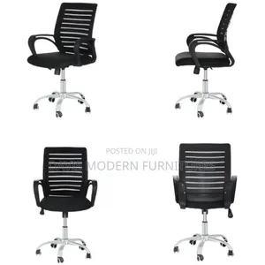 Executive Mesh Mid-Back Office Chair - Black
