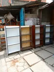 3-Tier Office Shelf - White Open Storage Bookshelf Cabinet - 2
