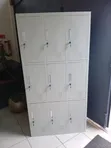 9-Door Steel Locker Cabinet - Office Staff Storage - 1