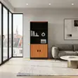 Modern Brown Home Book Shelf Cabinet - 2