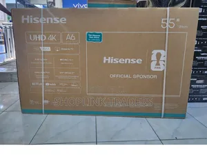 Hisense 55-Inch 55A6 Smart Frameless 4K UHD TV