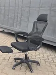 Ergonomic Executive Office Chair with Footrest - Reclining Mesh - 2