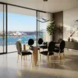 Golden-Brownish 6-Seater Dining Set - 4