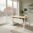 Modern 1.2m Home Office Study Desk - Brown - 5