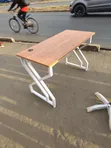 Modern Office Desk with Wooden Finish - 2