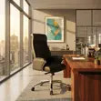Executive High Backrest Leather Office Chair - 2