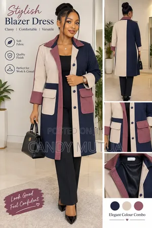Diana Rose Women's Stylish Trench Coat - Size L