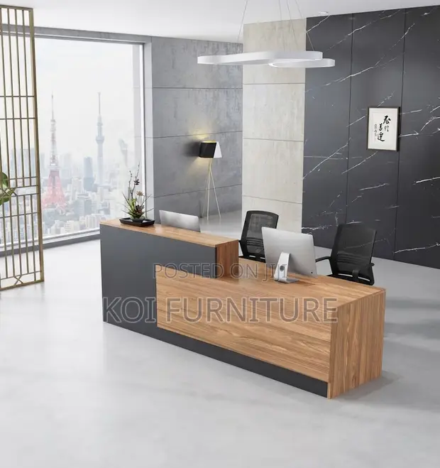 1.8m Modern Reception Desk for Offices - 1