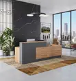 1.8m Modern Reception Desk for Offices - 3