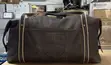 SELLA Club Rugby Black Faux-Leather Duffel Travel Bag - 1