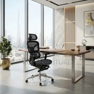 Orthopedic High Backrest Office Chair with Footrest