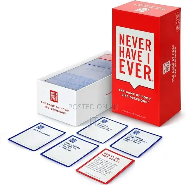 Never Have I Ever Card Game - 1
