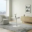 Modern Round Marble Coffee Table - 1