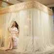 High-Quality 4-Stand Mosquito Net - Full Bed Coverage - 1