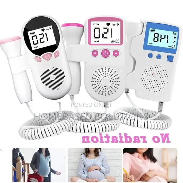 Portable Fetal Doppler Baby Heart Rate Monitor - 1