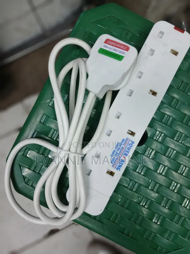Power King 4-Way Power Extension Cable - 1