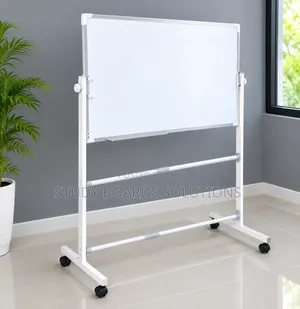 90cm x 60cm Whiteboard with Wheeled Stand