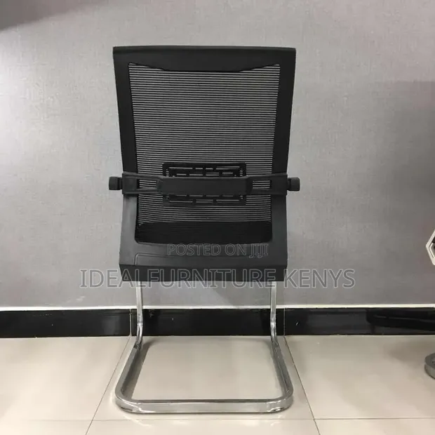 Mesh Visitor Chair - Black - 1