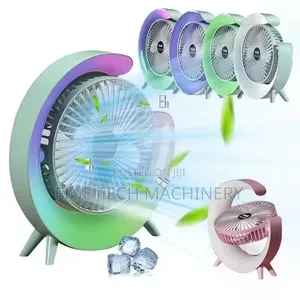 Kipasupasu cha Mezani Kinachoweza Kuchajiwa na Taa ya LED