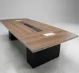 200cm Executive Conference Table - Brown - 4
