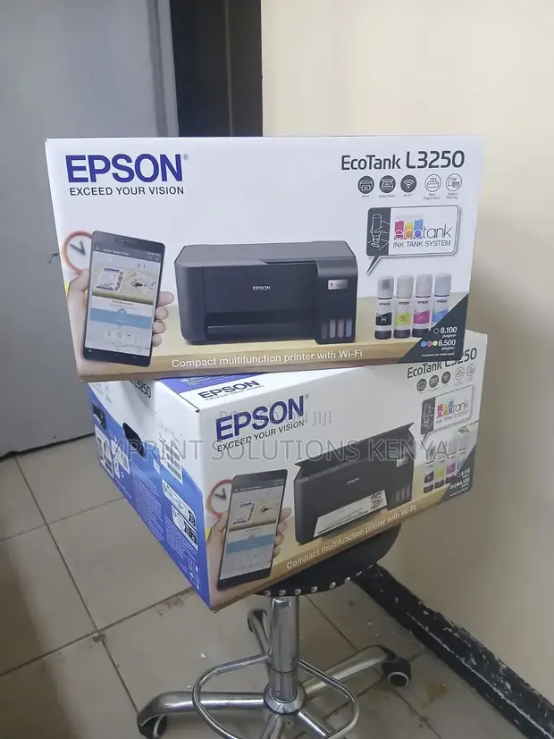 Epson EcoTank L3250 Printer - Mpya Kabisa - 1