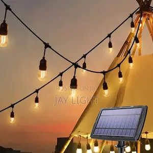Solar Outdoor Garden String Lights 17m, 30 Bulbs